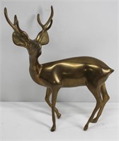 Solid Brass Deer Figure