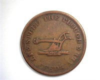 1835 Token VF Walsh's General Store