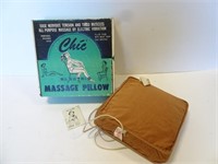 Vintage Chic Electric Massage Pillow in Box