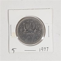 10 Mixed dollar coins, 1977,1978,1979,1981,