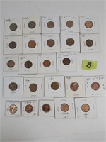 A Group of 44 Canadian 1 cents in 2x2's