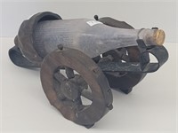 Vtg Cannon Bottle Holder Decor