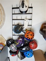 Hanging Shelf & Helmets