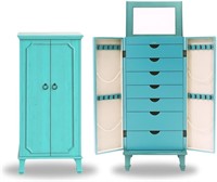 Hives & Honey Armoire  40x19x13.75  TURQUOISE