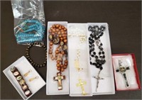 Lot of Rosaries, Prayer Beads & Other Religious