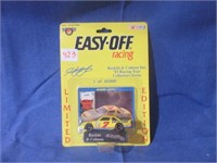 Easy off stock car.