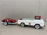 Nylint race team truck and car with hauler