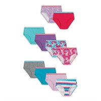 SZ10 10PKHanes Girls' Tagless Brief Underwear A96