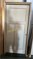 8' x 32" Left Hand 3 Panel Exterior Door