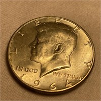 1964 Kennedy Half Dollar Coin