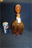 AMBER GLASS DECANTER