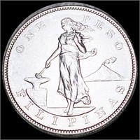 1904-S Filipinas Silver Peso UNCIRCULATED