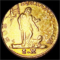 1762 Malta Gold 10 Seudi ABOUT UNCIRCULATED