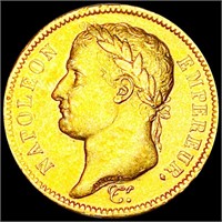 1812 French Gold 40 Francs UNCIRCULATED