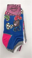 New 6 Pairs Bo Show Socks, Fun Designs Ladies Sz