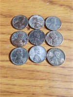 9 1943 steel pennies