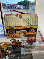 Vintage Circus Wagon Lunch Box