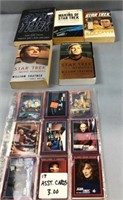 Star Trek books and collectible cards