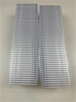 Approximately 100 new clear Game CD DVD cases