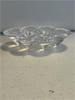 six-Point Crystal Tea Light Votive Vintage