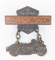 1950's Harley-Davidson 25,000 Mile Club Pin
