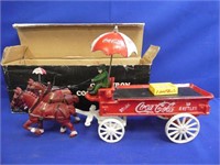 Cast Iron Coca Cola Wagon