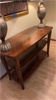 Wooden sofa table approximately  47.5” x  20”  x