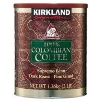 Kirkland 100% Colombian Coffee  Dark Roast  3 lbs