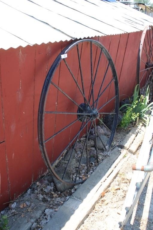 Steel wagon wheel