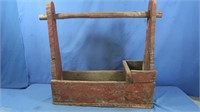 Antique Wooden Toolbox/Carrier