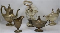 GORHAM 5 PIECE TEA AND COFFEE SERVICE, EARLY 20TH