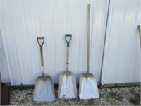 3 Grain Shovels