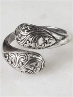 New Sterling Silver Bali Design Ring Sz 7