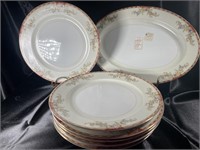 Vintage Royal Chester Japan Ogden 7 Piece Set