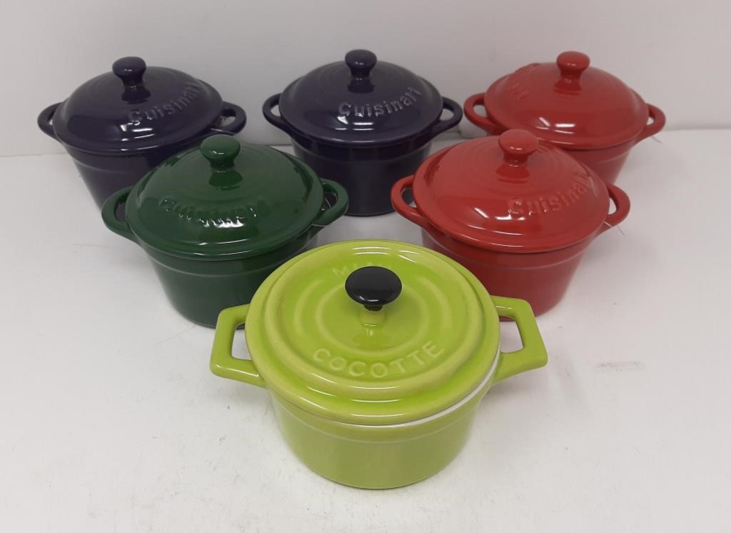 5 Cuisinart Mini 250 mL Stoneware Casserole with