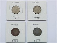 4 - V Nickels