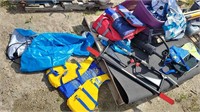 Life Jackets, Rafts, Rubber Mat