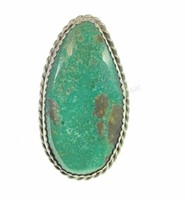 Jason Livingston Sterling Silver Turquoise Ring