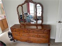 Nice Long Dresser with Mirror