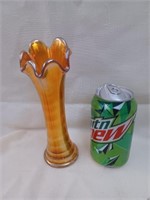 Carnival Glass Vase 8 1/2" tall