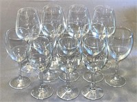 Assorted Stemware Wine Glasses