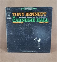 1962 Tony Bennet At Carnagie Hall Record Album