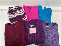 NWT Ladies Sweaters St John’s Bay Cableknit