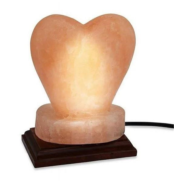 ZENNERY HIMALAYAN SALT HEART LAMP