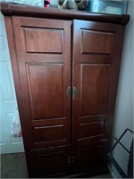 Solid wood armoire/entertainment center