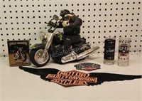 Harley Davidson Patches, Shot Glasses, & More