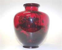 Royal Doulton Flambe vase
