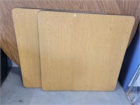 Two Square School Tables