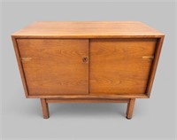 MID CENTURY WALNUT CABINET