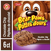 Sealed- Bear Paws Chocolate Chip Cookies 240 g